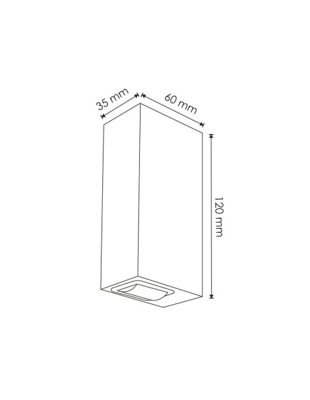 LED Wall Light Falcon 6W 3000K