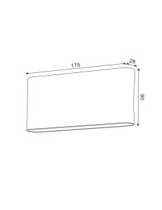 LED Wall Sconce Fine 10W 3000K 2