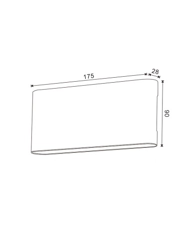 Fein LED-Wandleuchte 10W 3000K