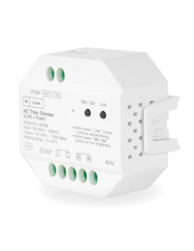Telecomando RF per controller LED monocromatico e CCT 4 zone M LEDME
