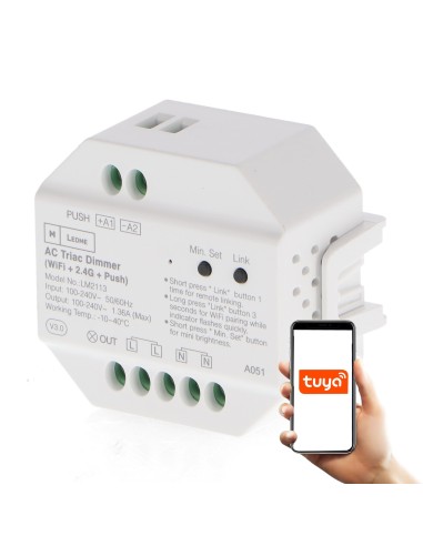 Telecomando RF per controller LED monocromatico e CCT 4 zone M LEDME