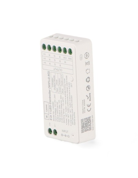 Mando RF per Controllore LED RGB+CCT 4 Zone M LEDME