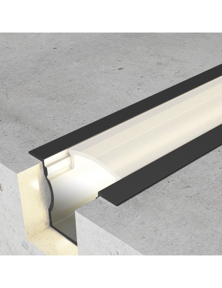 Kit 2 tappi e 2 fermagli profilo LM3722 M LEDME PC