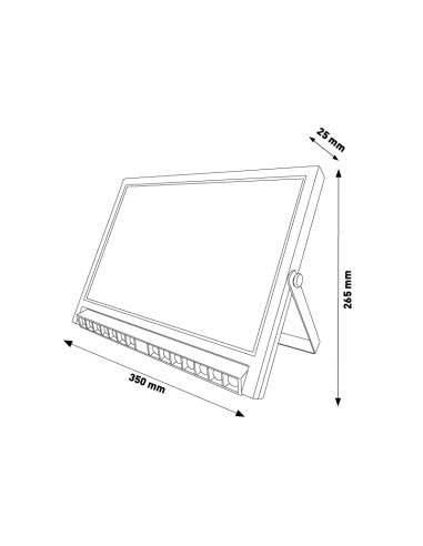 Solar LED Wall Light Vienna High Plus CCT 10W IP54