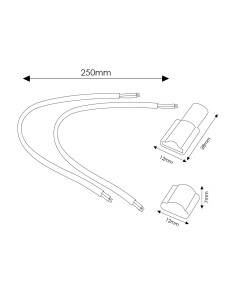 Adapter Cable for Prostrip 220Vac LED Strip 2