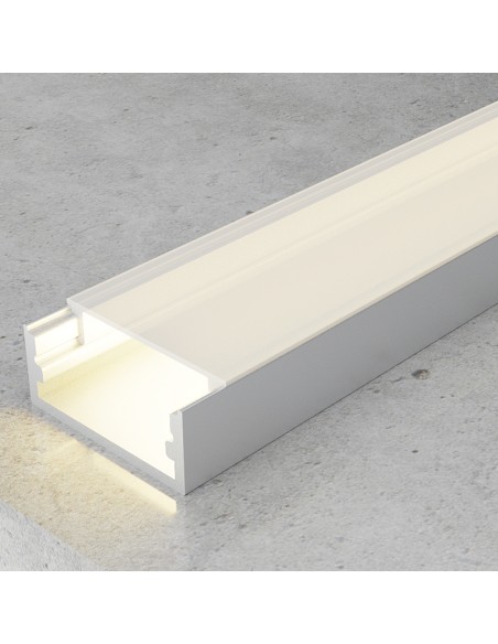Pack 2 tampões e 2 grampos perfil Lm3775 marca M LEDME material PC