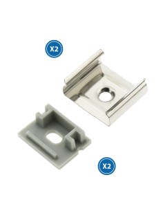 Tappi e morsetti per profilo LM3757 20 pezzi