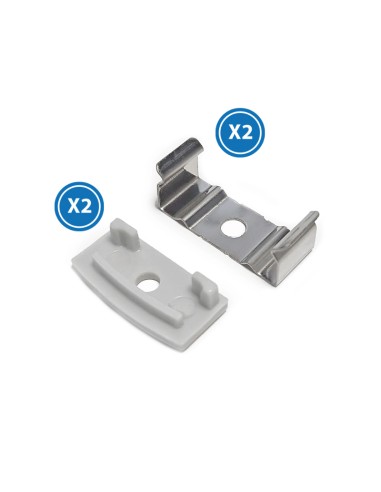 Bouchons et épingles pour profilé LM3729, 20 unités