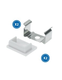 Tappi e morsetti per profilo LM3727 20 pezzi