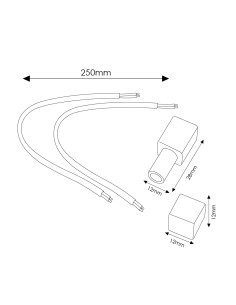 Adapter Cable For Neon Led 220Vac Proline M LEDME 2