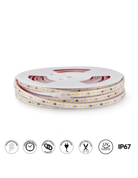 Conector L para Faixa LED IP68 10mm para 8mm 2Pin