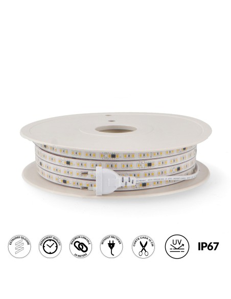 Conector L para Faixa LED IP68 10mm para 8mm 2Pin