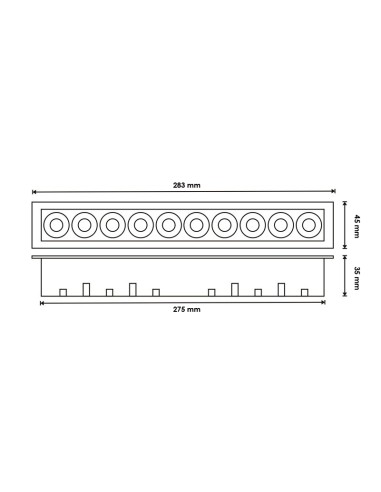 ISG Lighting Viena LED-Linearleuchte 20W 3000K