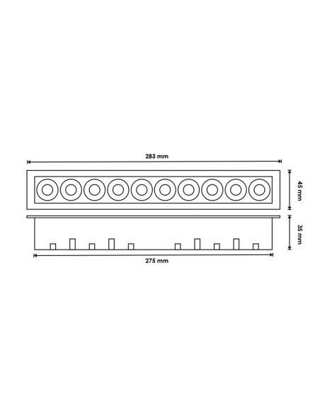 ISG Lighting Viena LED-Linearleuchte 20W 3000K