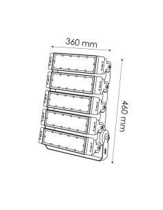 Foco Modular LED Premium 250W 5000K Marca M LEDME 2