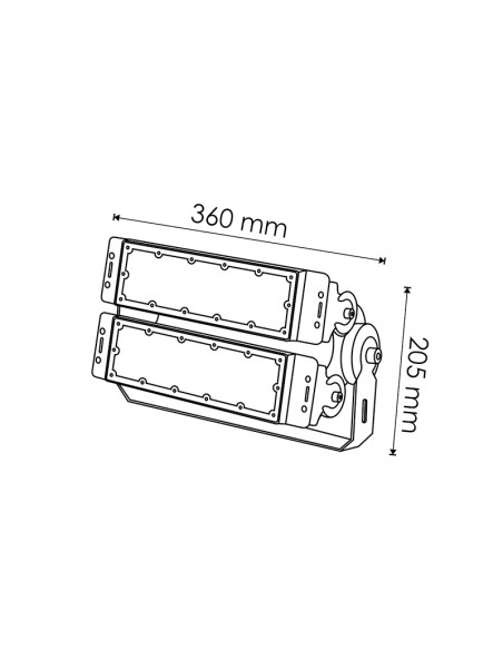 Premium LED-Modul-Scheinwerfer 100W 5000K M LEDME