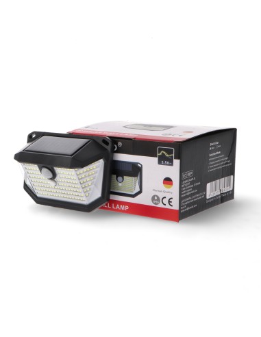 Venus Solar LED Wall Light with Motion Sensor Pack 4 6W 6500K