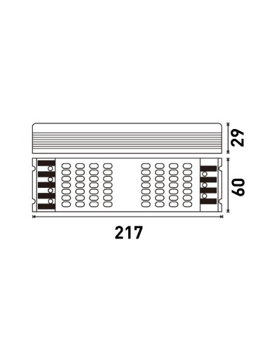 Driver Externo LEDME 400W 48Vdc para Carril Magnético