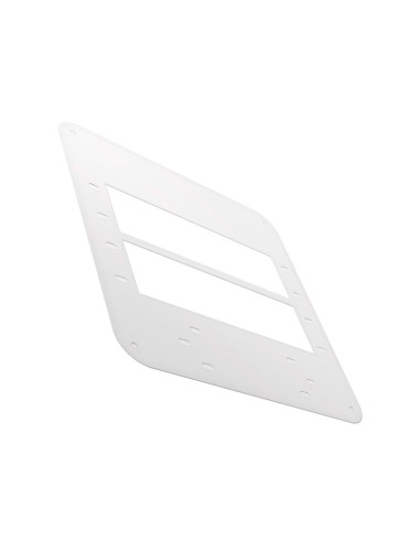 Plaque d'adaptation 2 modules aluminium 325x325 mm