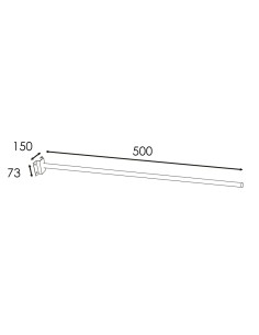 Support mural pour lampes LED ø 45 mm 2