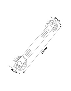 Support pour rubans LED marque M LEDME en aluminium et PC 2