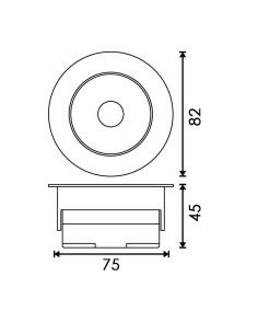 Spot Downlight LED Cobmon 7W 3000K Source Epistar 2