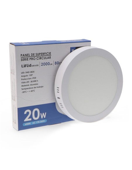 Surface Panel Circular Series Pro 20W M LEDME