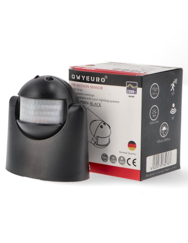 LEDME 180° White PIR Motion Detector IP44