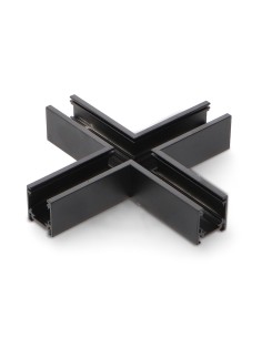 Horizontal X Joint for 16mm Magnetic Rail Series Black M LEDME