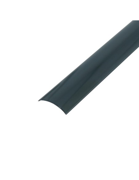 Diffusore nero PC per profilo 12,5 mm M LEDME