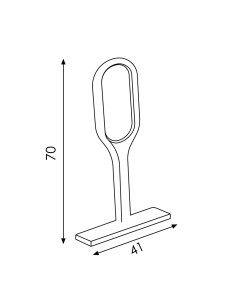 Intermediate Metallic Mounting for Chrome LED Cabinet Profiles 2