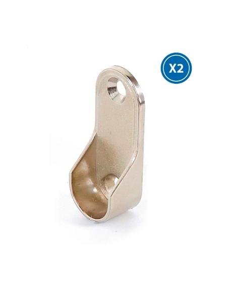 Intermediate Metallic Mounting for Chrome LED Cabinet Profiles
