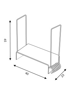 Grapas para perfil de aluminio XL marca M LEDME 2
