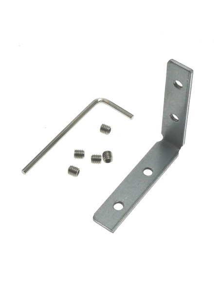 Conector Plano em X de Alumínio M LEDME