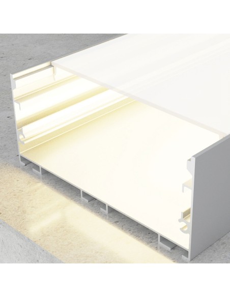 Conector Plano em Linha M LEDME Alumínio