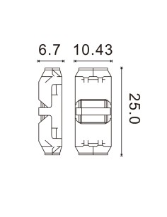 M LEDME 2-Pin Series Quick Connector Max 36V 10A 2