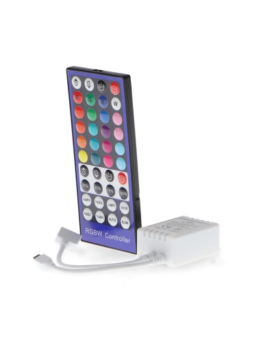 Controller LED RGB+C 12-24V 2A con telecomando