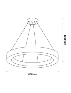 LED Ceiling Light LEDMEE Sunny CCT 40W with Remote Control 2
