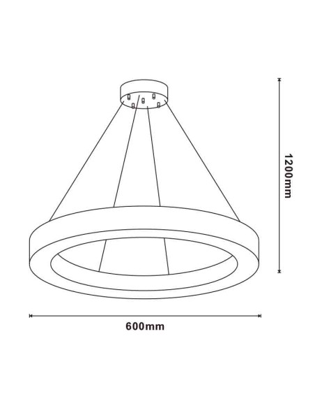 Lampada da soffitto LEDMEE Sunny CCT 40W con telecomando