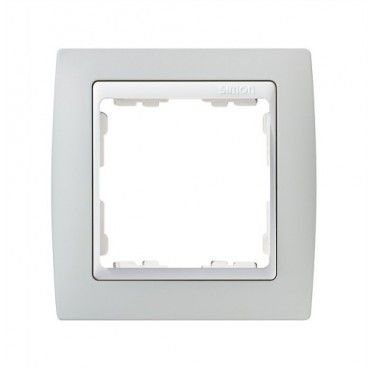 Moldura 1 elemento rodapé cinza branco SIMON 82 82611-33