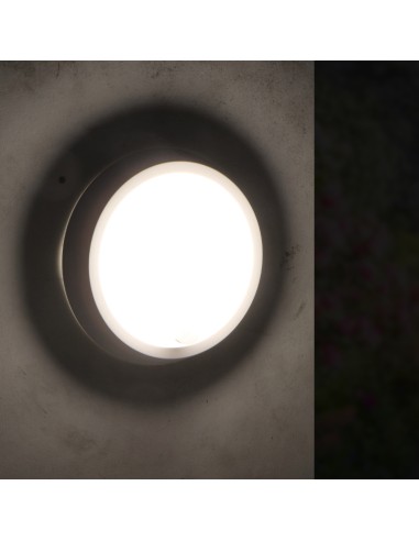 Aplique LED Sphere com sensor de movimento 12W IP54