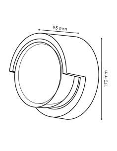 Applique LED Dynamic CCT 12W marca M LEDME 2