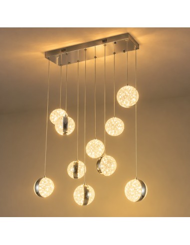 LED Ceiling Lamp Bubbles Dsc 60W with Remote Control