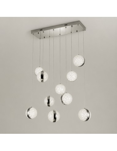 Lampada a soffitto LED Bubbles Dsc 60W con telecomando
