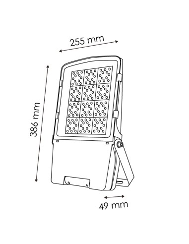 Foco Projetor LED Infinity 150W Dsc 6000K com Driver Inventronics