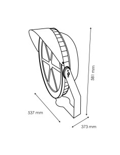 Projecteur LED Planet 600W 6000K Driver Inventronics 2