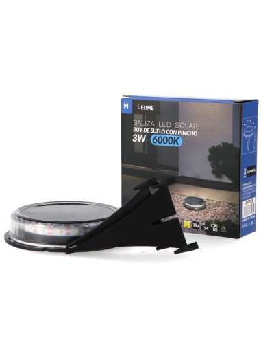 Solar LED Bodenmarkierung mit Stab 3W und Dämmerungssensor