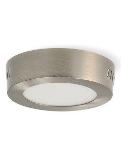 Surface Circular Panel Nickel 6W CCT LEDME