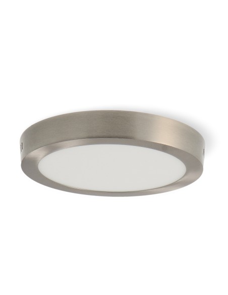 Surface Circular Panel Nickel 6W CCT LEDME