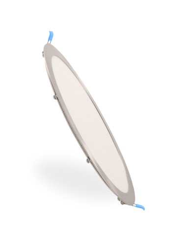 Circular Nickel LED Panel 20W CCT Recessed